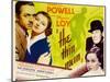 The Thin Man, William Powell, Myrna Loy, 1934-null-Mounted Art Print