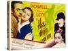 The Thin Man, William Powell, Myrna Loy, 1934-null-Stretched Canvas