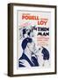 The Thin Man, William Powell, Myrna Loy, 1934-null-Framed Art Print