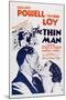 The Thin Man, William Powell, Myrna Loy, 1934-null-Mounted Art Print