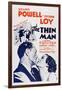 The Thin Man, William Powell, Myrna Loy, 1934-null-Framed Art Print
