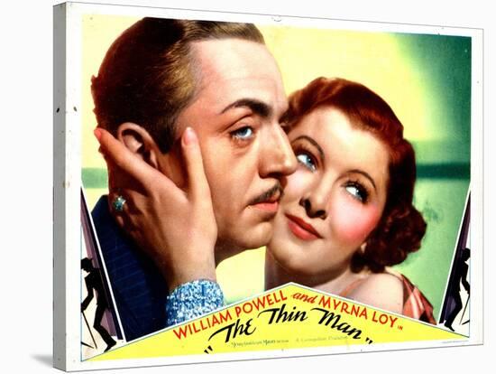 The Thin Man, William Powell, Myrna Loy, 1934-null-Stretched Canvas