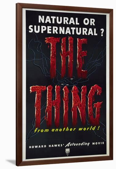 The Thing (aka the Thing From Another World), 1951-null-Framed Art Print