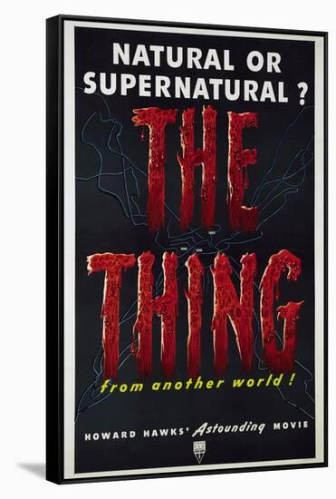 The Thing (aka the Thing From Another World), 1951-null-Framed Stretched Canvas