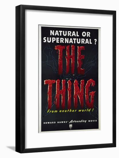 The Thing (aka the Thing From Another World), 1951-null-Framed Art Print