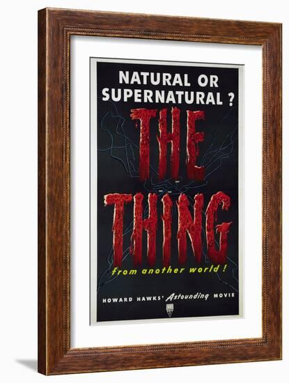 The Thing (aka the Thing From Another World), 1951-null-Framed Art Print