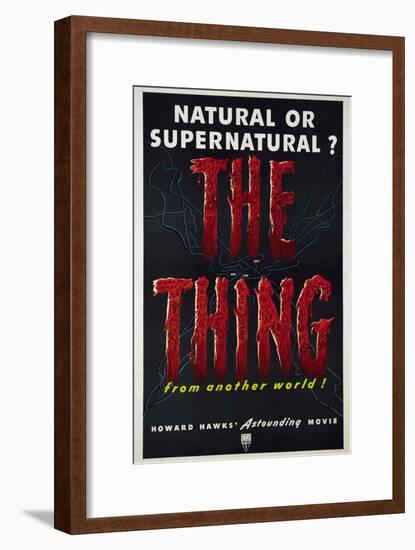 The Thing (aka the Thing From Another World), 1951-null-Framed Art Print