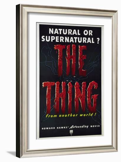 The Thing (aka the Thing From Another World), 1951-null-Framed Art Print