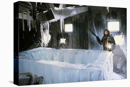 The Thing by JohnCarpenter with Kurt Russell, 1982 (photo)-null-Stretched Canvas
