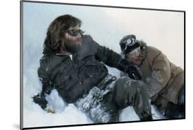 The Thing by JohnCarpenter with Kurt Russell and Charles Hallahan, 1982 (photo)-null-Mounted Photo
