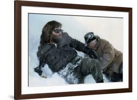 The Thing by JohnCarpenter with Kurt Russell and Charles Hallahan, 1982 (photo)-null-Framed Photo