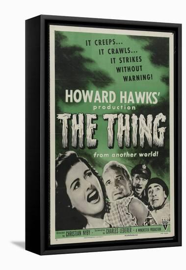 The Thing From Another World, 1951, Directed by Howard Hawks-null-Framed Stretched Canvas