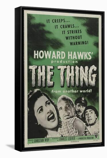 The Thing From Another World, 1951, Directed by Howard Hawks-null-Framed Stretched Canvas