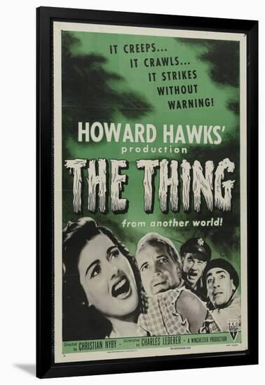 The Thing From Another World, 1951, Directed by Howard Hawks-null-Framed Giclee Print