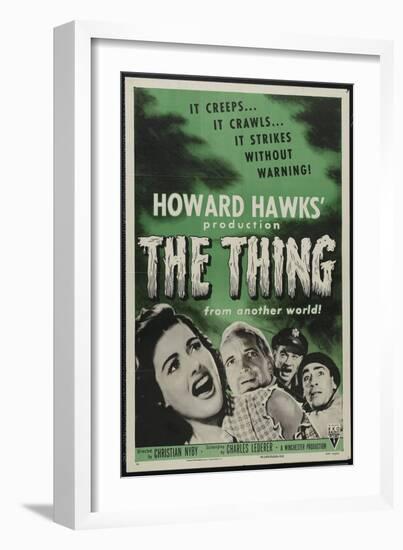 The Thing From Another World, 1951, Directed by Howard Hawks-null-Framed Giclee Print