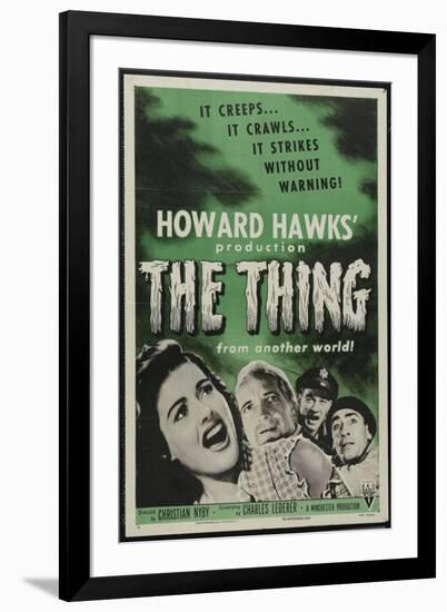 The Thing From Another World, 1951, Directed by Howard Hawks-null-Framed Giclee Print