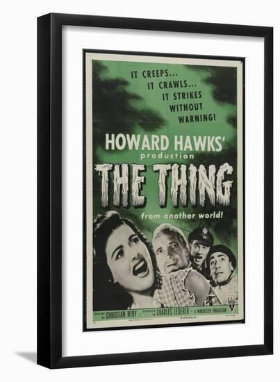 The Thing From Another World, 1951, Directed by Howard Hawks-null-Framed Premium Giclee Print