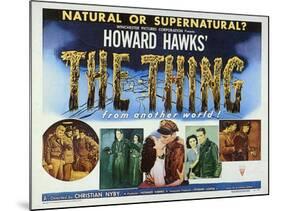 The Thing from Another World, 1951-null-Mounted Art Print