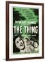 The Thing From Another World, From Left: Margaret Sheridan, Kenneth Tobey, 1951-null-Framed Art Print