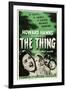 The Thing From Another World, From Left: Margaret Sheridan, Kenneth Tobey, 1951-null-Framed Art Print