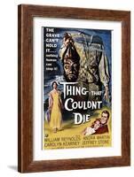 The Thing That Couldn't Die, 1958-null-Framed Art Print