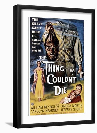 The Thing That Couldn't Die, 1958-null-Framed Art Print