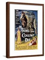 The Thing That Couldn't Die, 1958-null-Framed Art Print