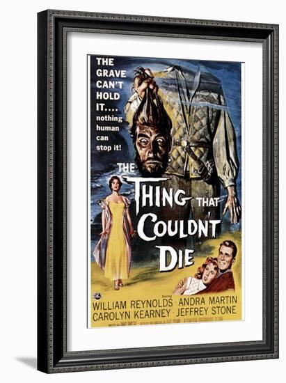 The Thing That Couldn't Die, 1958-null-Framed Art Print