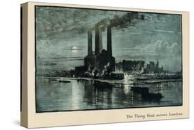 The Thing That Moves London, from 'The New Lights O' London', Published 1926-Donald Maxwell-Stretched Canvas