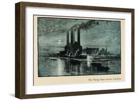 The Thing That Moves London, from 'The New Lights O' London', Published 1926-Donald Maxwell-Framed Giclee Print