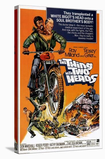 The Thing With Two Heads, Ray Milland, Rosey Grier, 1972-null-Stretched Canvas