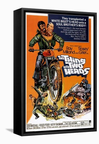 The Thing With Two Heads, Ray Milland, Rosey Grier, 1972-null-Framed Stretched Canvas