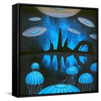 The Thing You'll See Near the Canyons at Night-Speedway J Graham-Framed Stretched Canvas