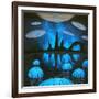 The Thing You'll See Near the Canyons at Night-Speedway J Graham-Framed Art Print