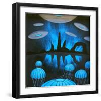 The Thing You'll See Near the Canyons at Night-Speedway J Graham-Framed Art Print