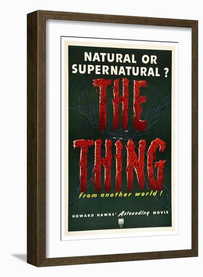 The Thing-Vintage Apple Collection-Framed Giclee Print