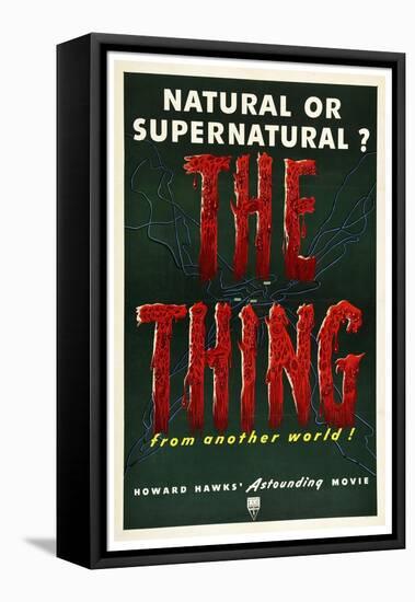 The Thing-Vintage Apple Collection-Framed Stretched Canvas