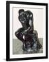 The Thinker, 1880-Auguste Rodin-Framed Giclee Print