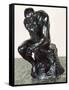 The Thinker, 1880-Auguste Rodin-Framed Stretched Canvas