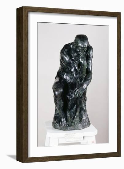 The Thinker, 1880-Auguste Rodin-Framed Giclee Print