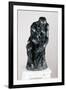 The Thinker, 1880-Auguste Rodin-Framed Giclee Print