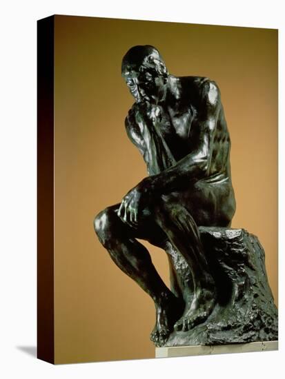 The Thinker, 1881-Auguste Rodin-Stretched Canvas