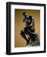 The Thinker, 1881-Auguste Rodin-Framed Giclee Print