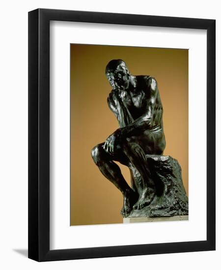 The Thinker, 1881-Auguste Rodin-Framed Giclee Print