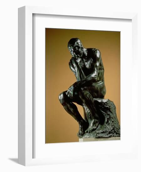 The Thinker, 1881-Auguste Rodin-Framed Giclee Print