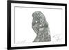 The Thinker,Burrell Foundation, 2007-Vincent Alexander Booth-Framed Giclee Print