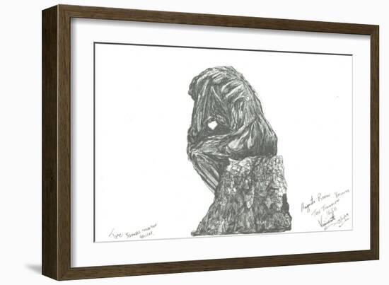 The Thinker,Burrell Foundation, 2007-Vincent Alexander Booth-Framed Giclee Print