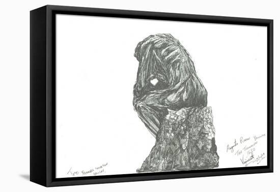 The Thinker,Burrell Foundation, 2007-Vincent Alexander Booth-Framed Stretched Canvas