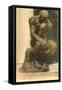 The Thinker by Rodin-null-Framed Stretched Canvas