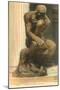 The Thinker by Rodin-null-Mounted Art Print